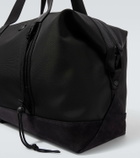 Moncler Leather-trimmed canvas duffel bag