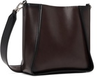 Stella McCartney Brown Logo Square Crossbody Bag