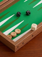 The Conran Shop - Milos Wood and Leather Travel Backgammon Set