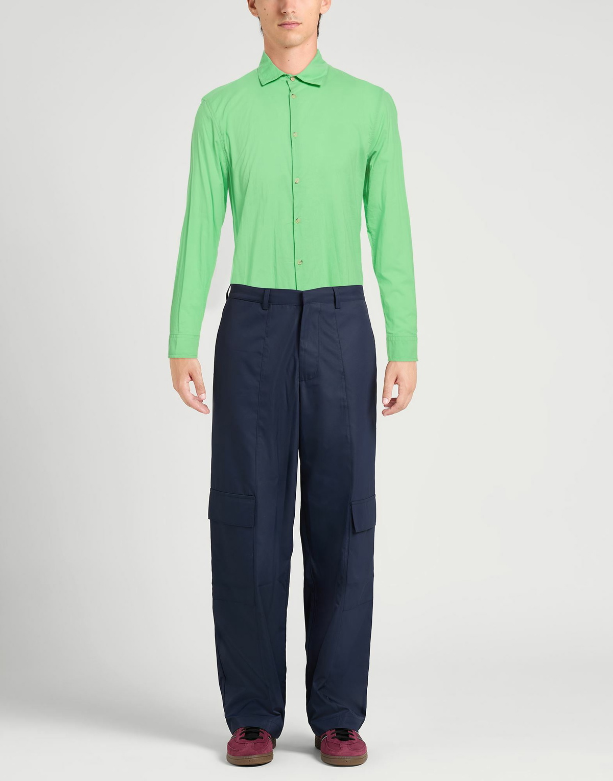 Berna Mens Shirt Light in Green