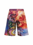 DOLCE & GABBANA - Hawaii Printed Bermuda Shorts