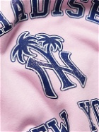 PARADISE - Printed Cotton-Jersey Hoodie - Pink