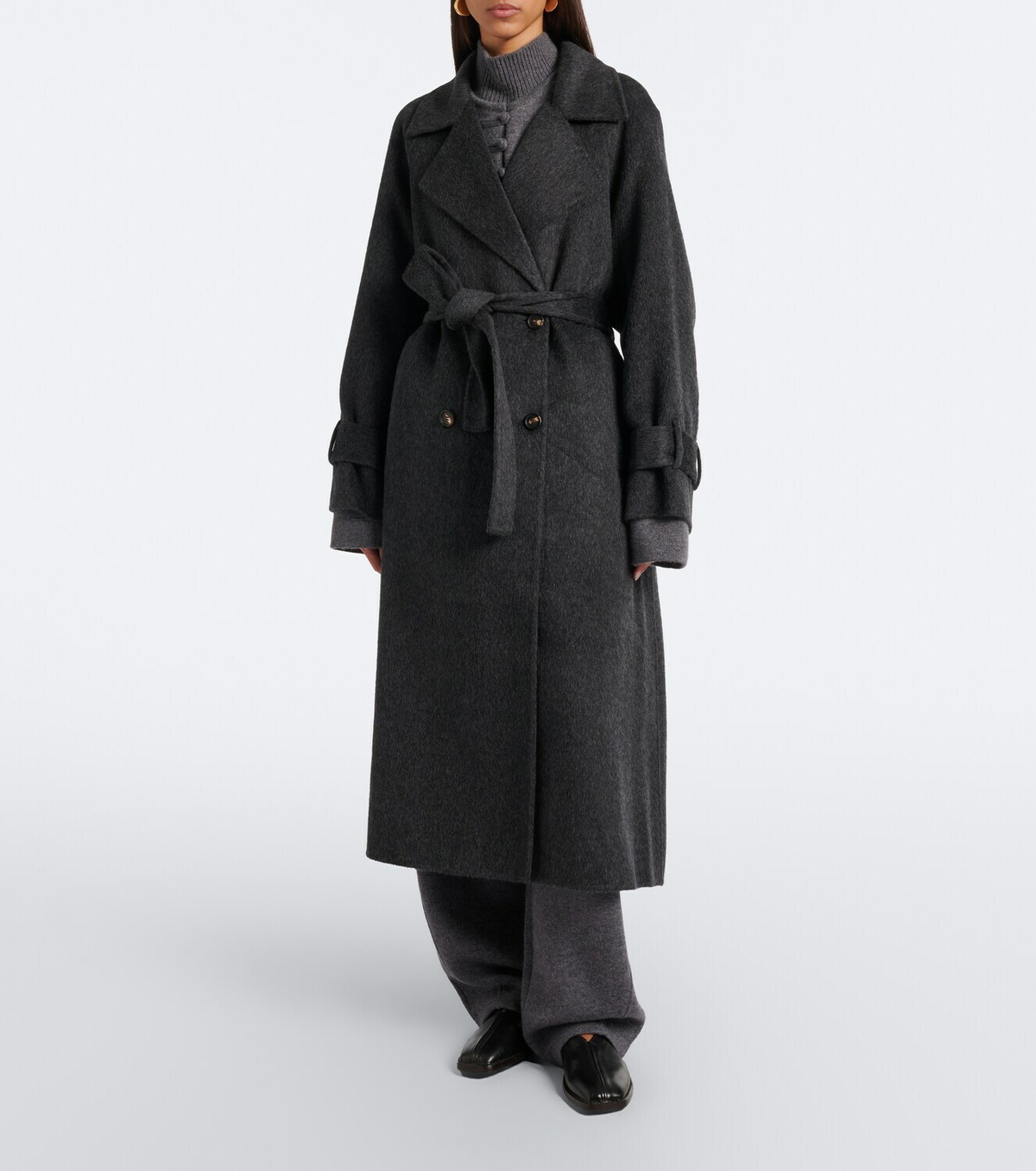 Lisa Yang Doublé wool and alpaca coat