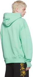 Versace Jeans Couture Green Cotton Hoodie