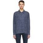 Nudie Jeans Blue Paisley Vidar Shirt