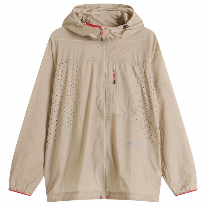 Photo: and wander Men's x Altra Ventilation Wind Jacket in Beige