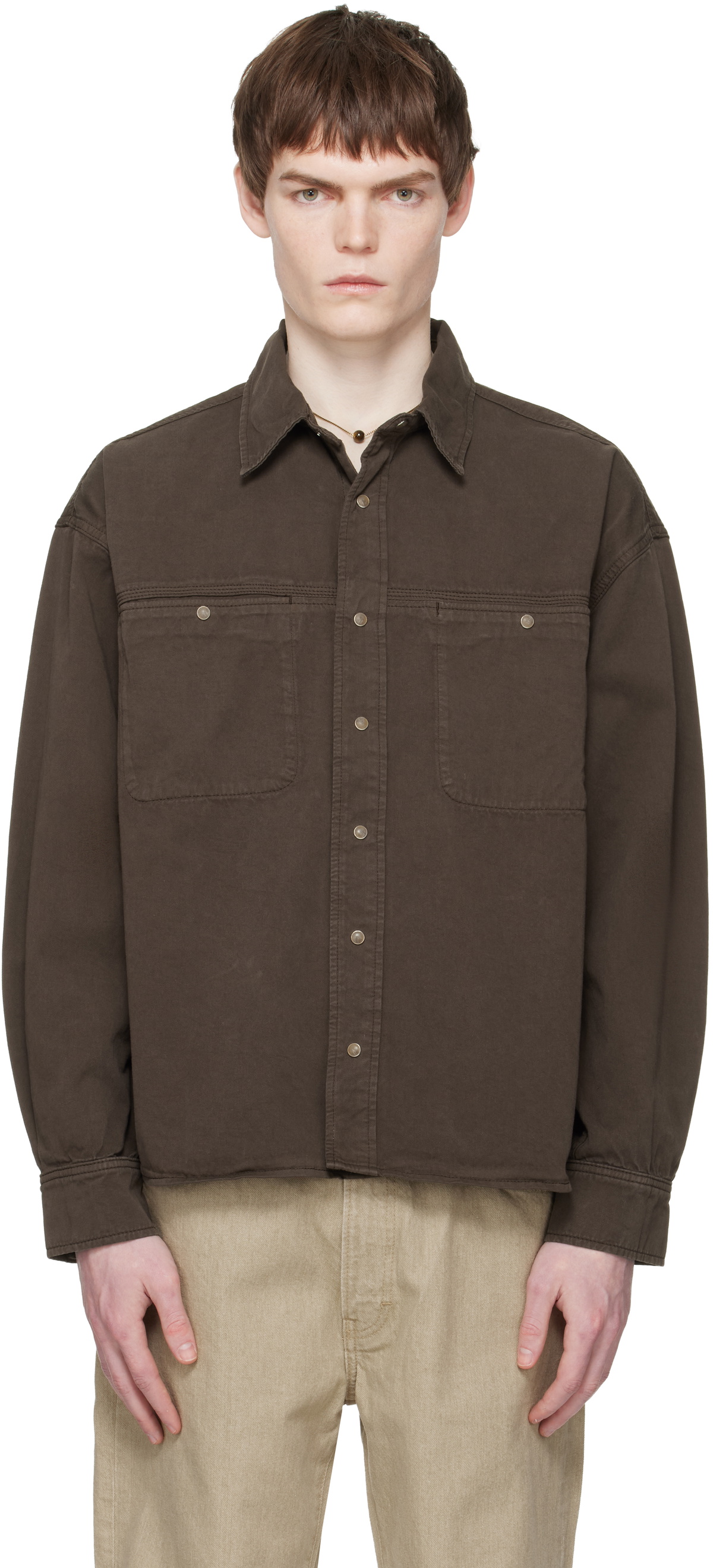 JEANERICA Brown André Shirt