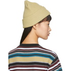 Noah NYC Beige Core Logo Beanie