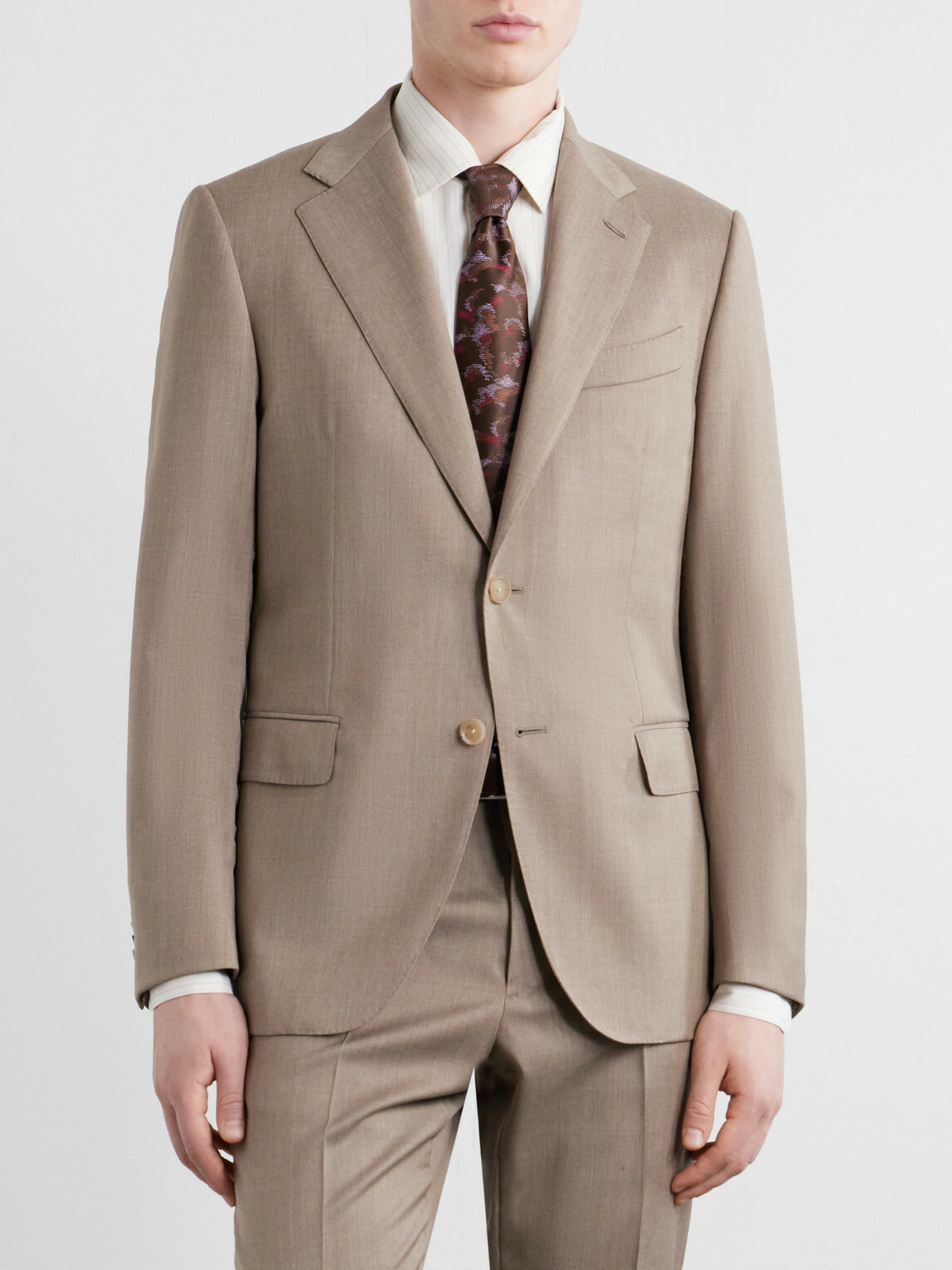 Caruso - Norma Wool Suit Jacket - Neutrals