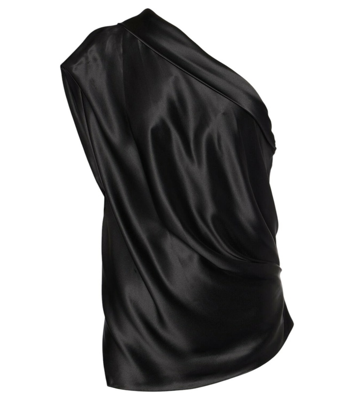 Photo: The Sei Asymmetric silk top