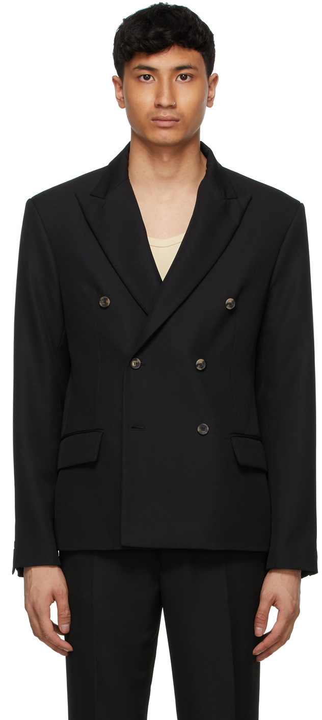 Second/Layer Black Pico Blazer Second/Layer