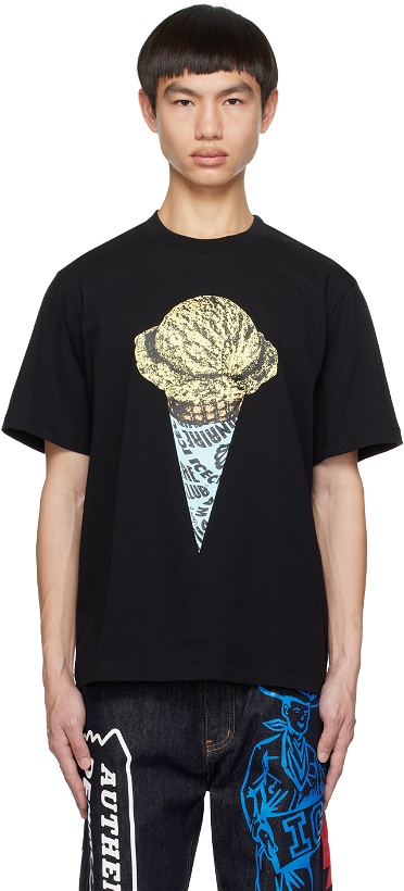 Photo: ICECREAM Black Cone T-Shirt