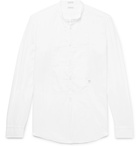 Massimo Alba - Vasells Grandad-Collar Modal and Cotton-Blend Half-Placket Shirt - Men - White