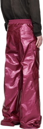 Rick Owens Pink Cargobelas Cargo Pants