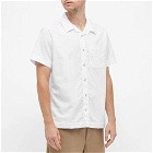 Organic Basics Men's Short Sleeve Organic Cotton Shirt in White
