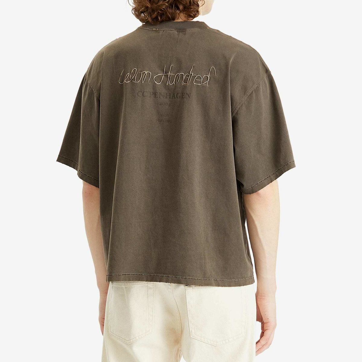 Won Hundred Men's Houston Italic T-Shirt in Bungee Cord