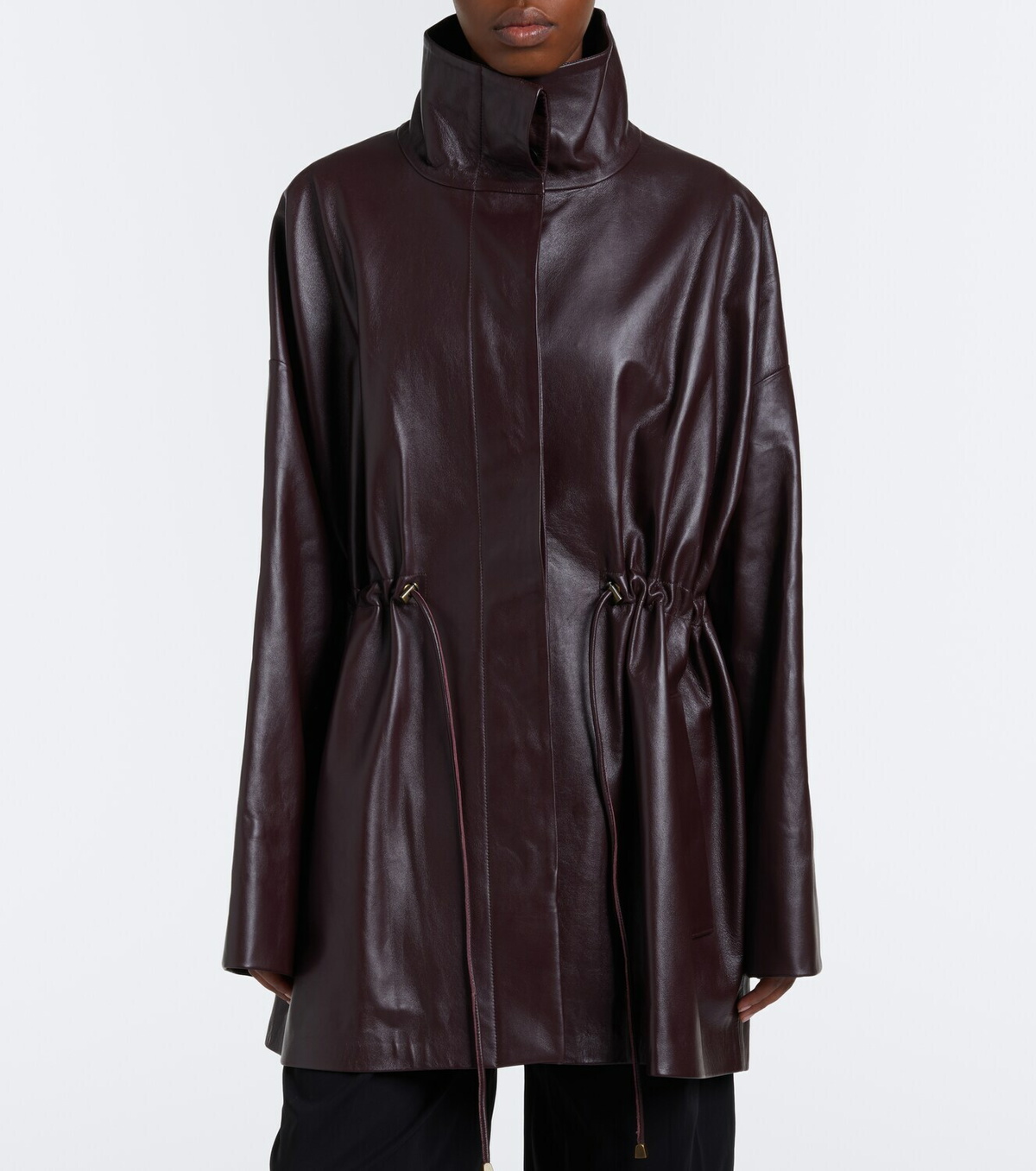 Tove Erna leather coat