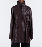 Tove Erna leather coat