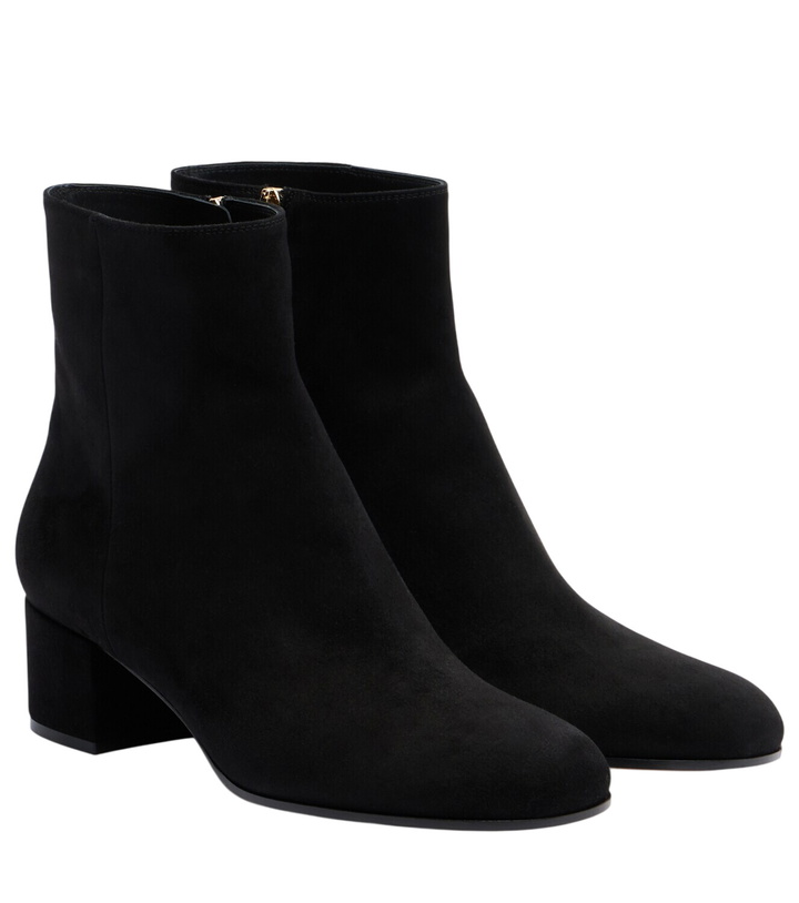 Photo: Gianvito Rossi Joelle suede ankle boots