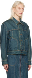 Eckhaus Latta Indigo El Denim Jacket