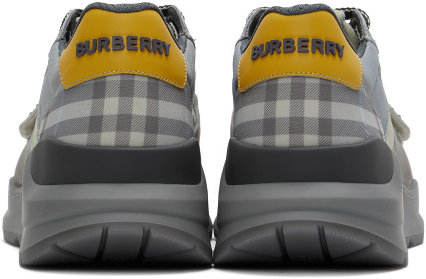 Burberry Gray Ramsey Sneakers Burberry