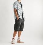 Neighborhood - Denim Cargo Shorts - Black