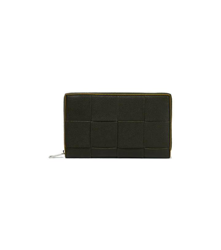 Photo: Bottega Veneta - Cassette bi-fold leather wallet