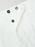 C.P. Company - Wide-Leg Cotton-Gabardine Bermuda Shorts - White
