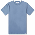 Norse Projects Men's Niels Standard T-Shirt in Light Stone Blue