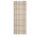 ferm LIVING Sen Runner - 80x200cm in Parchment/Chestnut 