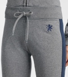 Balenciaga Embroidered low-rise cotton capri pants