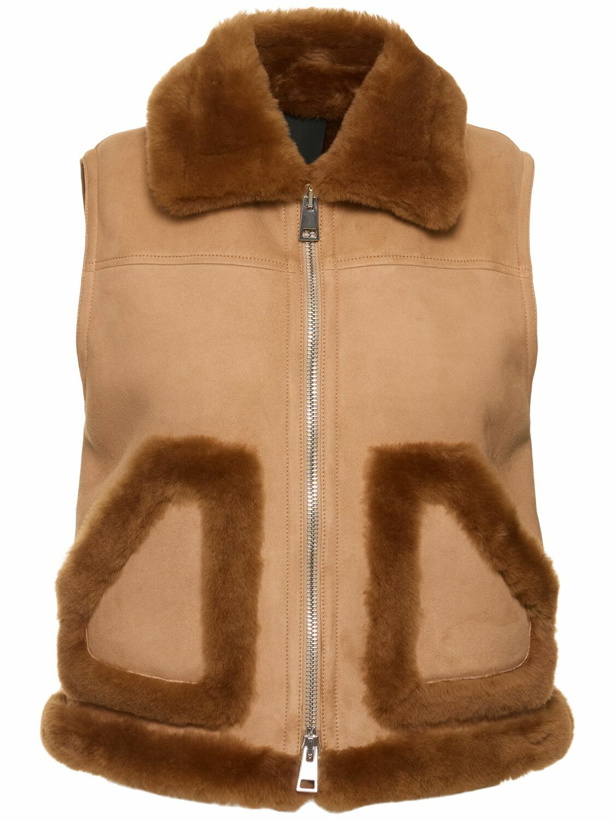 Photo: BLANCHA Shearling Vest