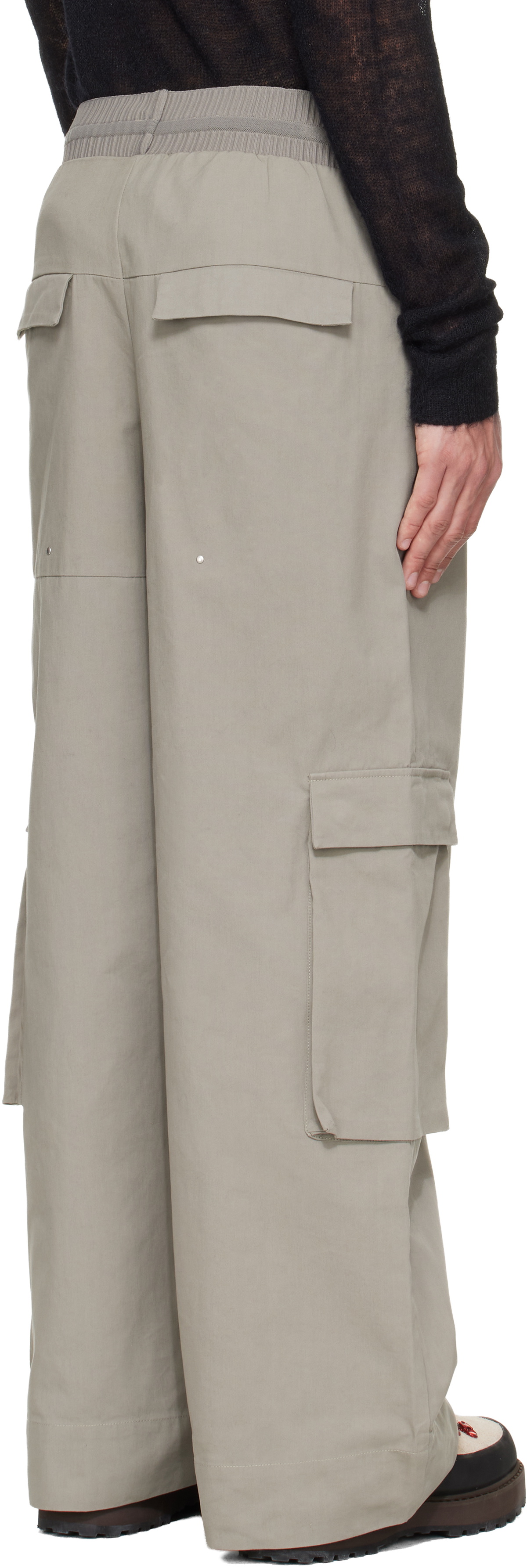 HELIOT EMIL Green Pulsar Cargo Pants