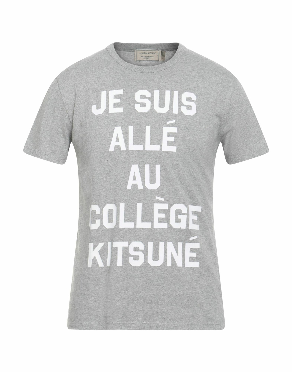 Maison Kitsuné Mens T-shirt in Grey