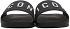 Dsquared2 Black Icon Slides