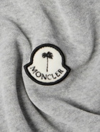 Moncler Genius - Palm Angels Logo-Appliquéd Chenille Track Jacket - Gray