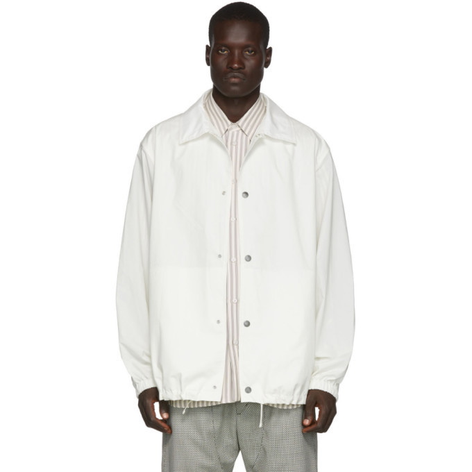 Photo: Jil Sander Off-White Essential Coach Jacket