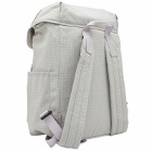 Acne Studios Men's Post Ripstop Suede Backpack in Cold Beige/Lilac Purple