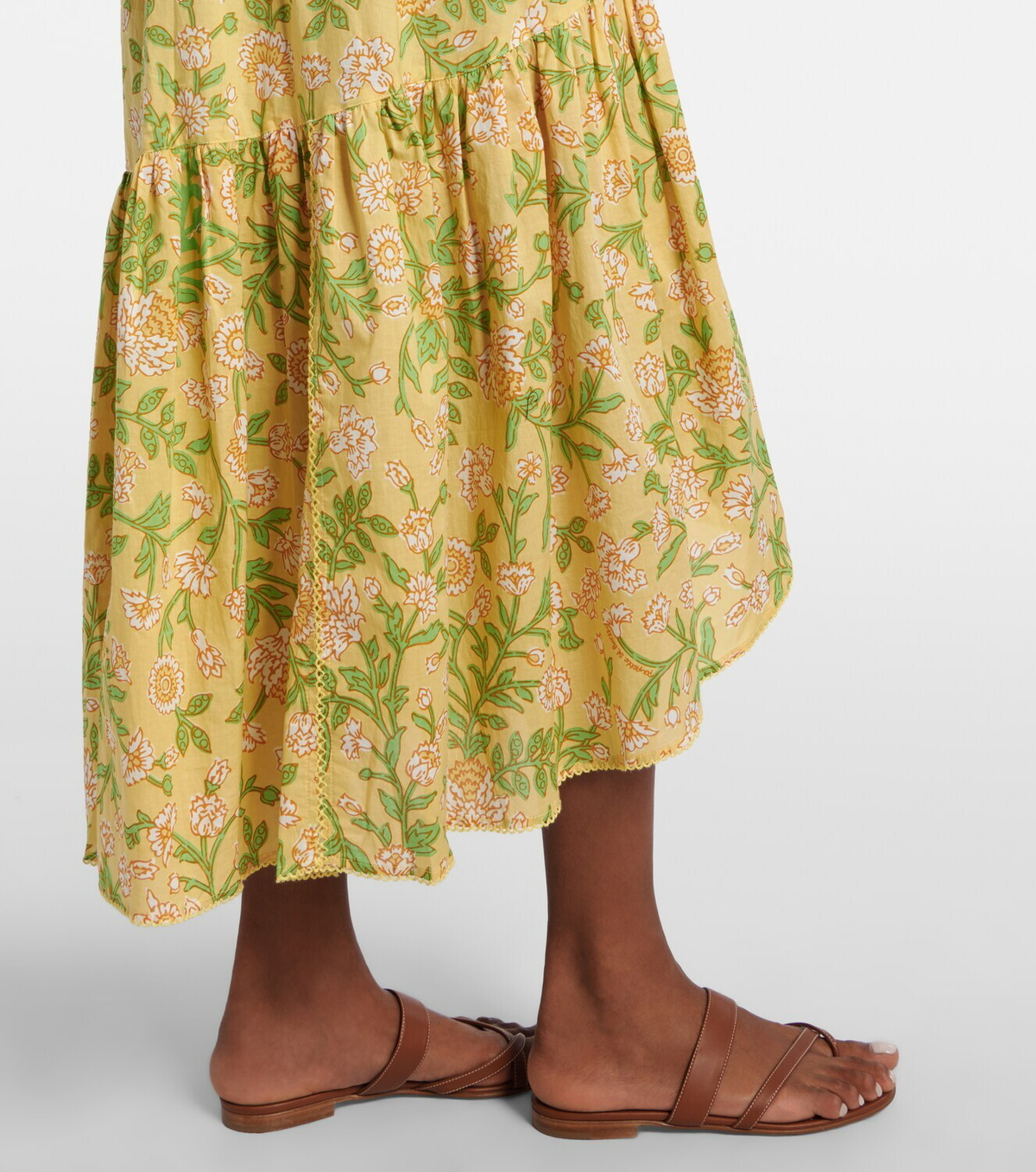 Poupette St Barth Baba floral cotton wrap dress