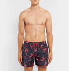 Paul Smith - Short-Length Printed Swim Shorts - Men - Navy