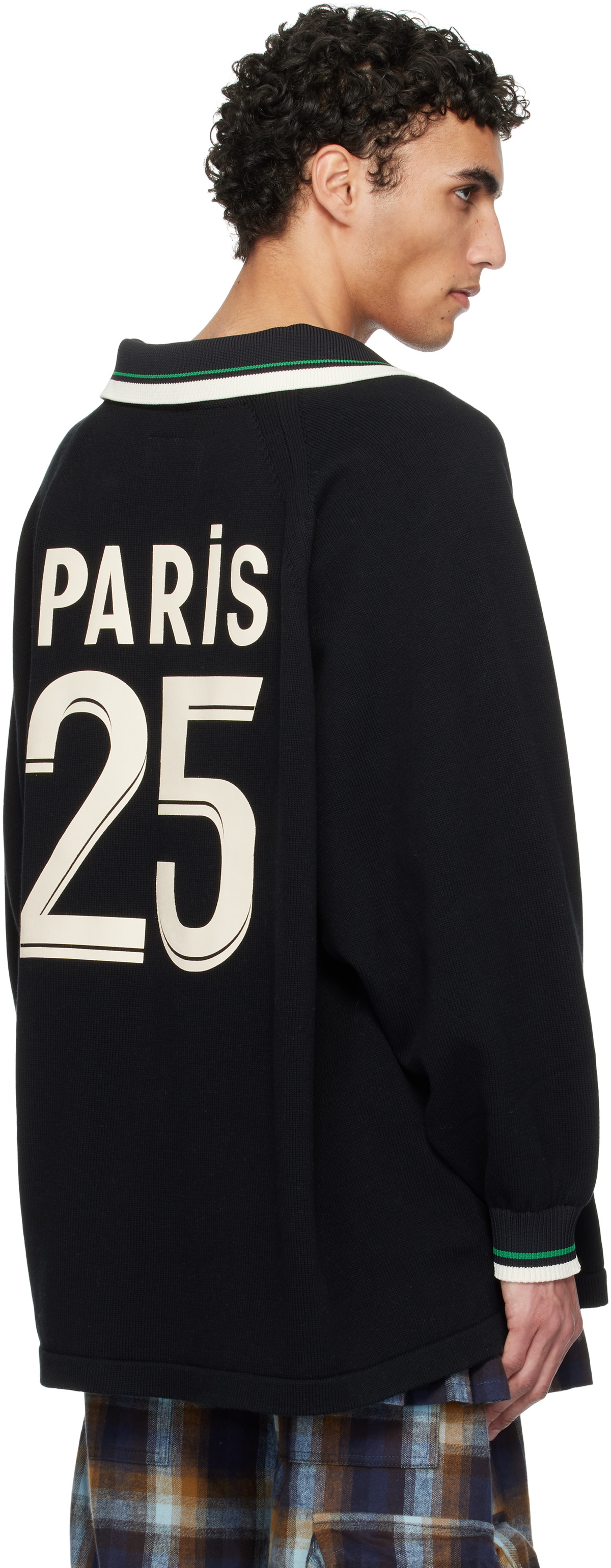 doublet Black Team Spiber Football Sweater