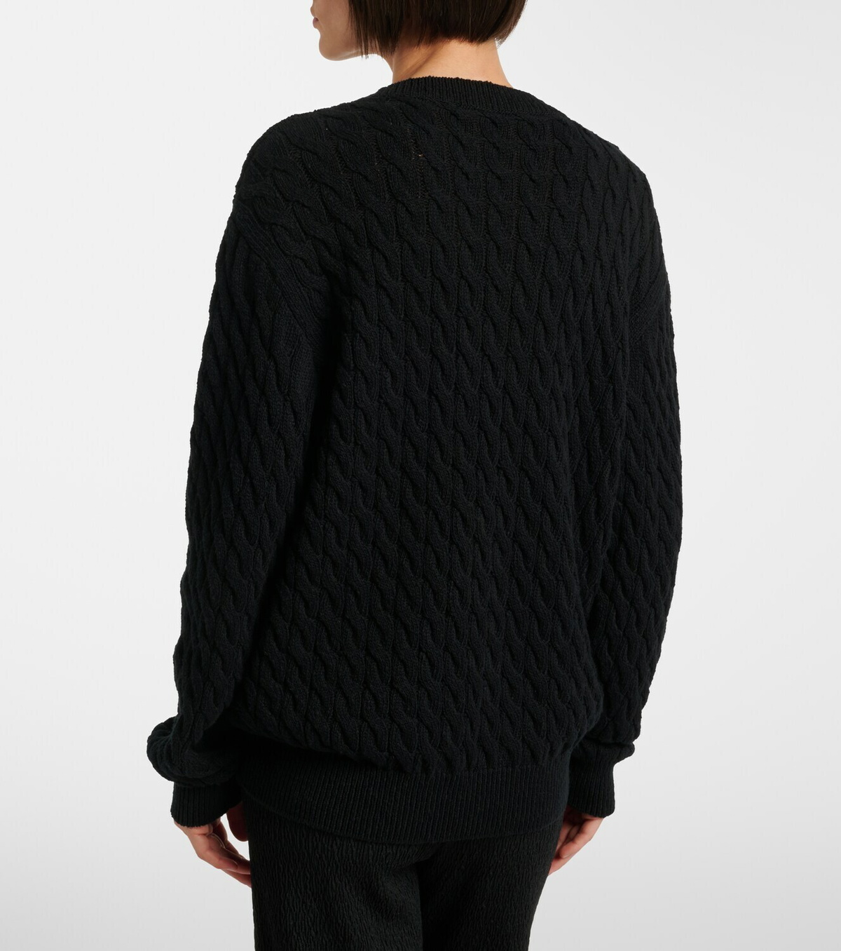 The Row Orus cable-knit cotton and linen sweater
