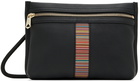 Paul Smith Black Signature Stripe Musette Bag