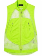 Stone Island Shadow Project - Ripstop-Panelled Cotton-Blend Twill Gilet - Green