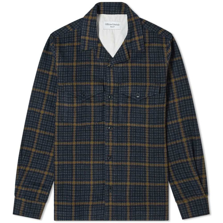 Photo: Officine Generale Jonas Wool Overshirt