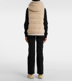 Moncler Grenoble Faux shearling down vest