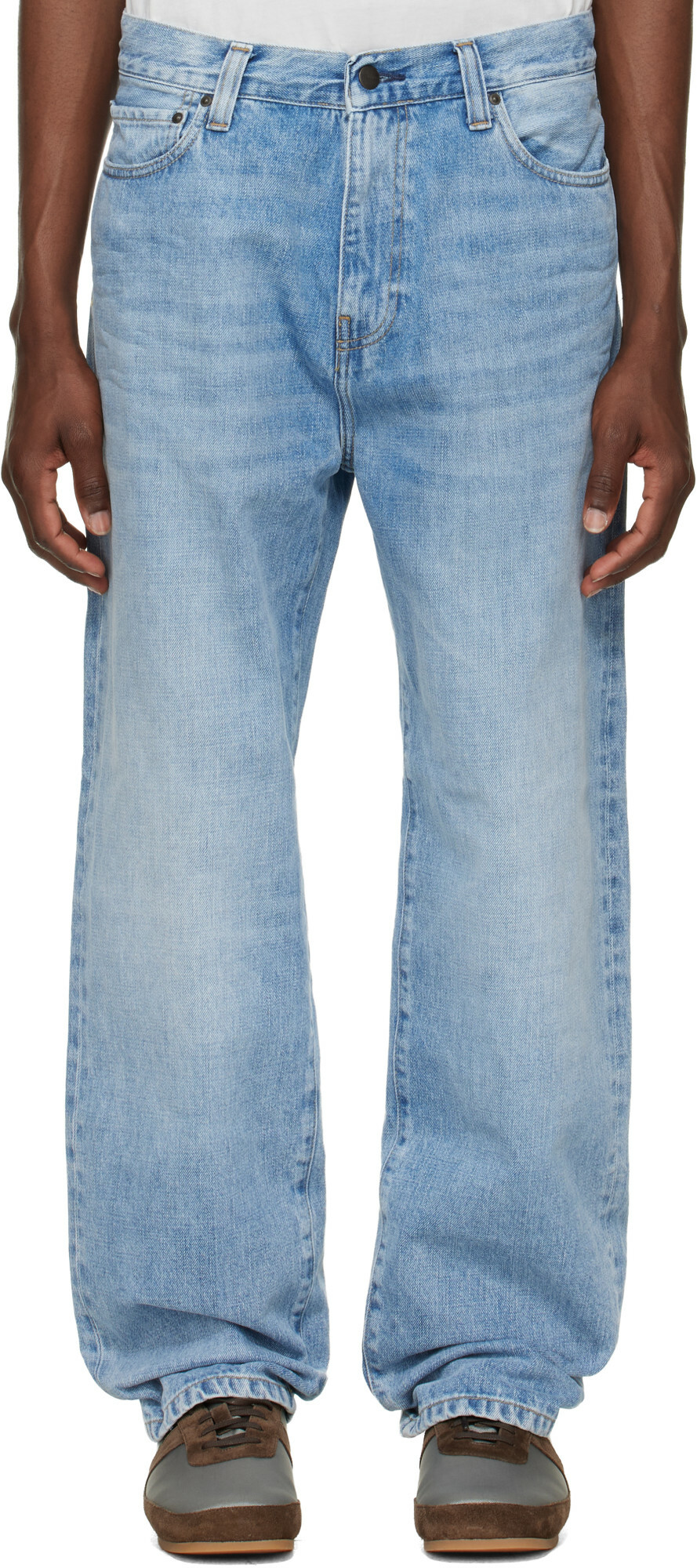 Carhartt Work In Progress Blue Aaron Jeans