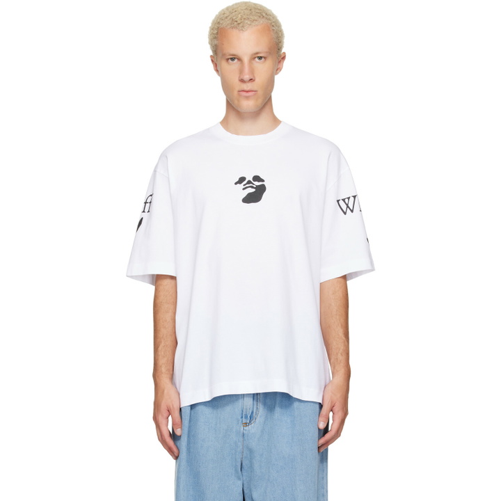 Photo: Off-White White Swimming Logo Skate T-shirt