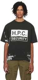 Heron Preston Black 'H.P.C. Security' T-Shirt