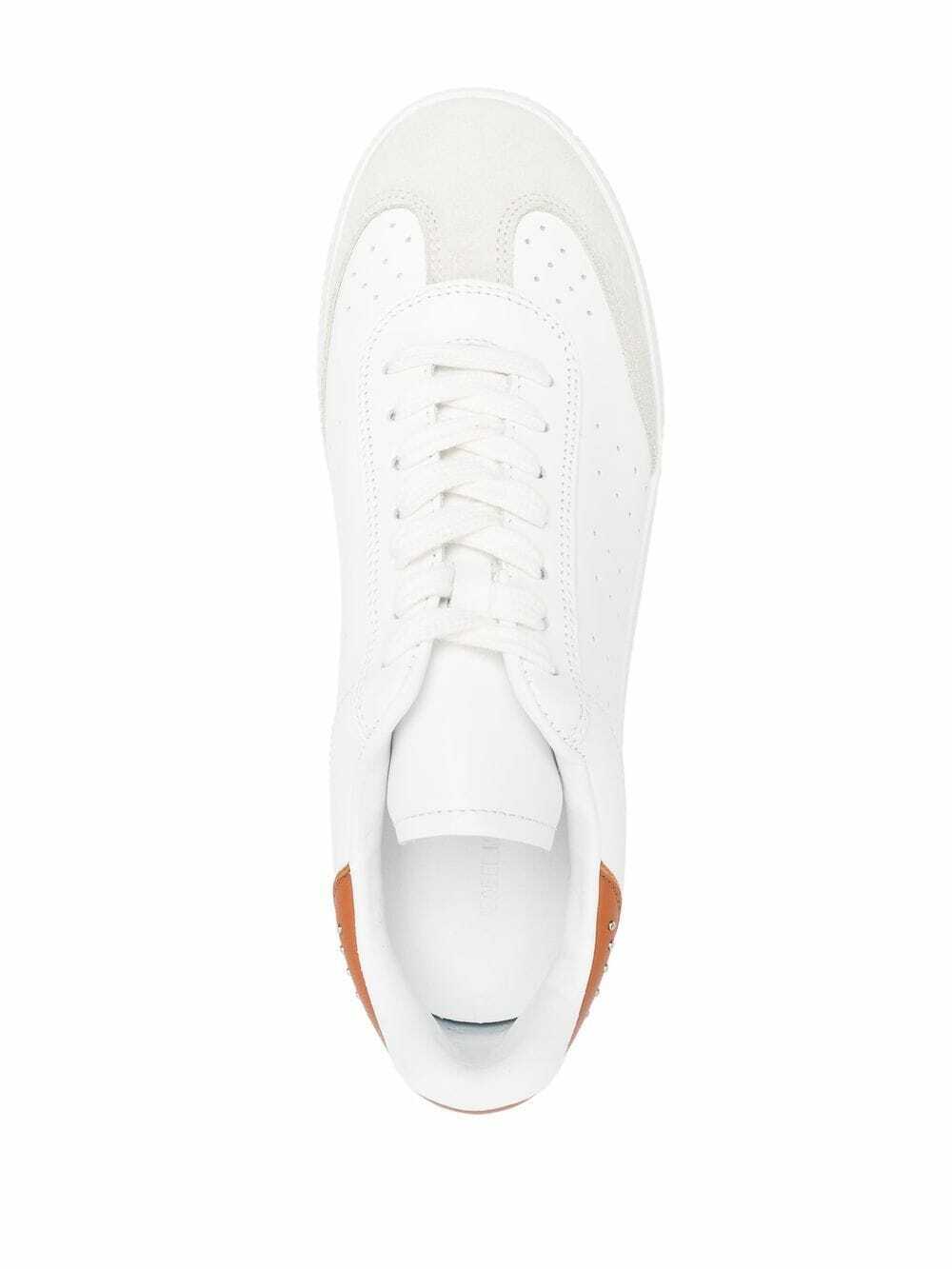 isabel marant bryce leather sneakers